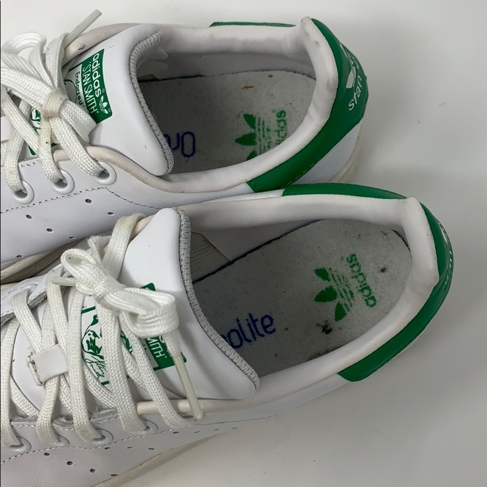 Adidas Stan Smith green white sneakers tennis shoe‎ - Picture 3 of 8